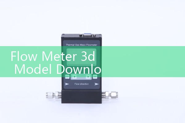 Flow Meter 3d Model Download: CAD Steps for P&ID System and Piping Integration